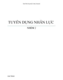 Tiểu luận: Tuyển dụng nhân lực