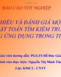 BÁO CÁO TỐT NGHIỆP: TÌM HIỂU VÀ ĐÁNH GIÁ MỘT SỐ THUẬT TOÁN TÌM KIẾM TRUYỀN THỐNG ỨNG DỤNG TRONG TIN HỌC