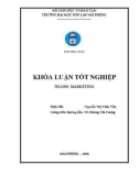 Khóa luận tốt nghiệp ngành Marketing: Quản trị hệ thống kênh phân phối nhằm duy trì và mở rộng thị trường tiêu thụ sản phẩm nước giải khát của công ty TNHH thương mại và dịch vụ Toàn Phượng