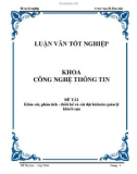 Luận văn: Khảo sát, phân tích - thiết kế và cài đặt bài toán quản lý khách sạn