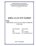 Khóa luận tốt nghiệp: Chính sách cổ tức của các công ty niêm yết trên thị trường chứng khoán Việt Nam