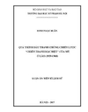 Luận án Tiến sĩ Lịch sử: Quá trình đấu tranh chống chiến lược 'Chiến tranh đặc biệt' của Mỹ ở Lào (1959-1968)'