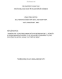 Luận văn: CÔNG TRÌNH DỰ THI GIẢI THƯỞNG NGHIÊN CỨU KHOA HỌC SINH VIÊN 'NHÀ KINH TẾ TRẺ - 2009'