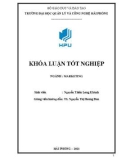 Khóa luận tốt nghiệp Marketing: Thực trạng và giải pháp Marketing của công ty TNHH Thanh Tú