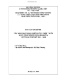 BÁO CÁO: CÁC KHÂU ĐỘT PHÁ CHIẾN LƯỢC PHÁT TRIỂN XUẤT NHẬP KHẨU HÀNG HOÁ CỦA VIỆT NAM THỜI KỲ 2011 - 2020