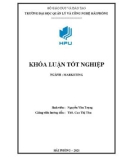 Khóa luận tốt nghiệp Marketing: Một số giải pháp nhằm đẩy mạnh hoạt động marketing – mix tại công ty TNHH Thương mại dịch vụ tổng hợp Trường Hưng Thịnh