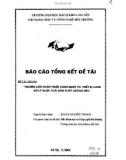 Báo cáo khoa học: Nghiên cứu hoàn thiện công nghệ và thiết bị UASB xử lý nước thải sản xuất đường mía