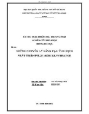 Tiểu luận: NHỮNG NGUYÊN LÝ SÁNG TẠO ỨNG DỤNG PHÁT TRIỂN PHẦN MỀM ILLUSTRATOR