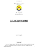 Tiểu luận Kinh tế vĩ mô: Thực trạng tăng trưởng KTVN trong những năm gần đây (2003 - 2008)