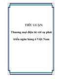 Tiểu luận: Thương mại điện tử với sự phát triển ngân hàng ở Việt Nam