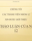 Tiểu luận: Kinh tế vi mô - Cung và cầu lao động