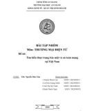 Báo cáo 'Tìm hiểu thực trạng bảo mật và an toàn mạng tại Việt Nam'