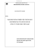 Chuyên đề tốt nghiệp: Giải pháp hoàn thiện việc trưng bày sản phẩm tại cửa hàng bán lẻ Công ty TNHH Nike Việt Nam