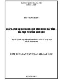 Tóm tắt luận văn Thạc sĩ Luật học: Chất lượng đội ngũ công chức hành chính cấp tỉnh - Qua thực tiễn tỉnh Nam Định