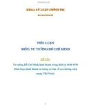 Tiểu luận Tư tưởng Hồ Chí Minh: Tư tưởng Hồ Chí Minh hình thành trong thời kỳ 1920-1930 (Giai đoạn hình thành tư tưởng cơ bản về con đường cách mạng Việt Nam)