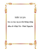 TIỂU LUẬN: Báo cáo thực tập tại cửa hàng xăng dầu số 4 Đại Từ –Thái Nguyên