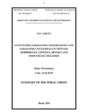 Summary of Engineering Doctoral thesis: Lung flukes, paragonimus heterotremus and paragonimus westermani, in Vietnam: morphology, genetics, biology and immunology diagnosis