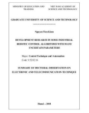 Summary of Doctoral Dissertation on Electronic and Telecommunication Technique