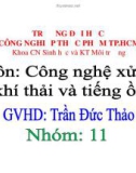 Bài thuyết trình môn Công nghệ xử lý khí thải và tiếng ồn: Tháp rửa rỗng