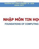 Bài giảng Nhập môn tin học