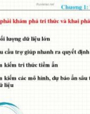 Bài giảng Khai phá dữ liệu - Chương 1: Tổng quan