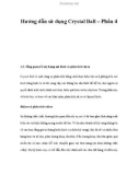 Hướng dẫn sử dụng Crystal Ball – Phần 4