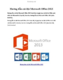 Hướng dẫn cài đặt Microsoft Office 2013