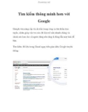 Tìm kiếm thông minh hơn với Google