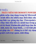 Bài giảng Giới thiệu phần mềm Microsoft powerpoint - CĐSP Nha Trang