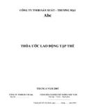 Thỏa ước lao động tập thể