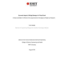 Master's thesis: Economic impact of bridge damage in a flood event