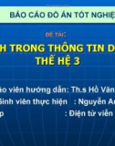 Thuyết trình Báo cáo đồ án tốt nghiệp: An ninh trong thông tin di động thế hệ 3