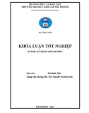 Đồ án tốt nghiệp ngành Kỹ thuật môi trường: Tính toán thiết kế hệ thống xử lý nước thải Nhà máy sản xuất Bột giấy công xuất 300 m3 / ngày đêm