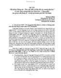 Tóm tắt Dự án 'Hệ thống Thông tin - Thư viện điện tử liên kết các trường đại học' và việc tăng cường tiềm lực Khoa học – Công nghệ cho phát triển kinh tế - xã hội tại thành phố Hồ Chí Minh