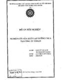 Đồ án tốt nghiệp: Nghiên cứu sản xuất lạp xưởng chua tại công ty Vissan