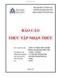 Báo cáo thực tập nhận thức: Công ty TNHH công nghiệp thông gió Kruger Việt Nam