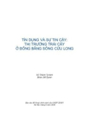 Báo cáo đối thoại chính sách: Tín dụng và sự tin cậy thị trường trái cây ở Đồng bằng Sông cửu long