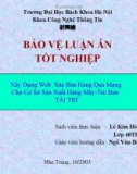 Đồ án tốt nghiệp: Xây dựng Website bán hàng qua mạng cho cơ sở sản xuất hàng mây tre đan Tài Trí