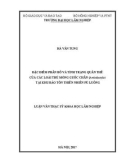 Luận văn Thạc sĩ Khoa học lâm nghiệp: Đặc điểm phân bố và tình trạng quần thể của các loài thú móng guốc chẵn (Artiodactyla) tại khu bảo tồn thiên nhiên Pù Luông