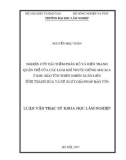 Luận văn Thạc sĩ Khoa học lâm nghiệp: Nghiên cứu đặc điểm phân bố và hiện trạng quần thể các loài Khỉ thuộc giống Macaca ở Khu bảo tồn thiên nhiên Xuân Liên tỉnh Thanh Hóa và đề xuất giải pháp bảo tồn