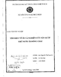 Đồ án tốt nghiệp: Tìm hiểu về ổi và nghiên cứu sản xuất thử nước ổi đóng chai