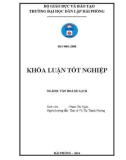 Đồ án tốt nghiệp ngành Văn hóa du lịch: Khai thác cụm đền và lễ hội đền tại Tràng Kênh - Minh Đức - Thuỷ Nguyên phục vụ phát triển du lịch