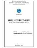 Khóa luận tốt nghiệp ngành Văn hóa du lịch: Tìm hiểu một số làng nghề truyền thống tiêu biểu ở tỉnh Thừa Thiên – Huế phục vụ phát triển du lịch