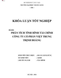 Khóa luận tốt nghiệp: Phân tích tình hình tài chính Công ty Cổ phần Việt Trung Thịnh Hoàng