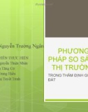 Bài thuyết trình: Phương pháp so sánh thị trường trong thẩm định giá đất