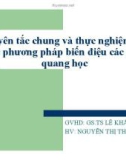 Bài thuyết trình Nguyên tắc chung và thực nghiệm của các phương pháp biến điệu các phổ quang học