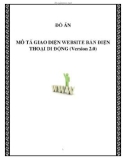 MÔ TẢ GIAO DIỆN WEBSITE BÁN ĐIỆN THOẠI DI ĐỘNG (Version 2.0)