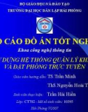 Thuyết trình báo cáo đồ án tốt nghiệp: Xây dựng hệ thống quản lý khách sạn và đặt phòng trực tuyến