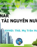 Bài thuyết trình về Tài nguyên nước