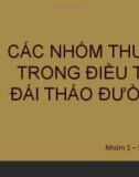 Bài thuyết trình: Các nhóm thuốc trong điều trị đái tháo đường